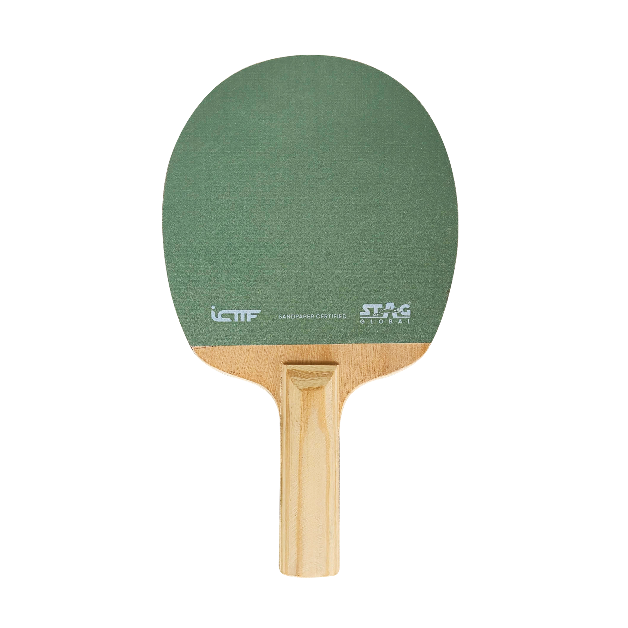Stag Global ICTTF Certified Sandpaper Table Tennis Racket | Classic Sandbat|