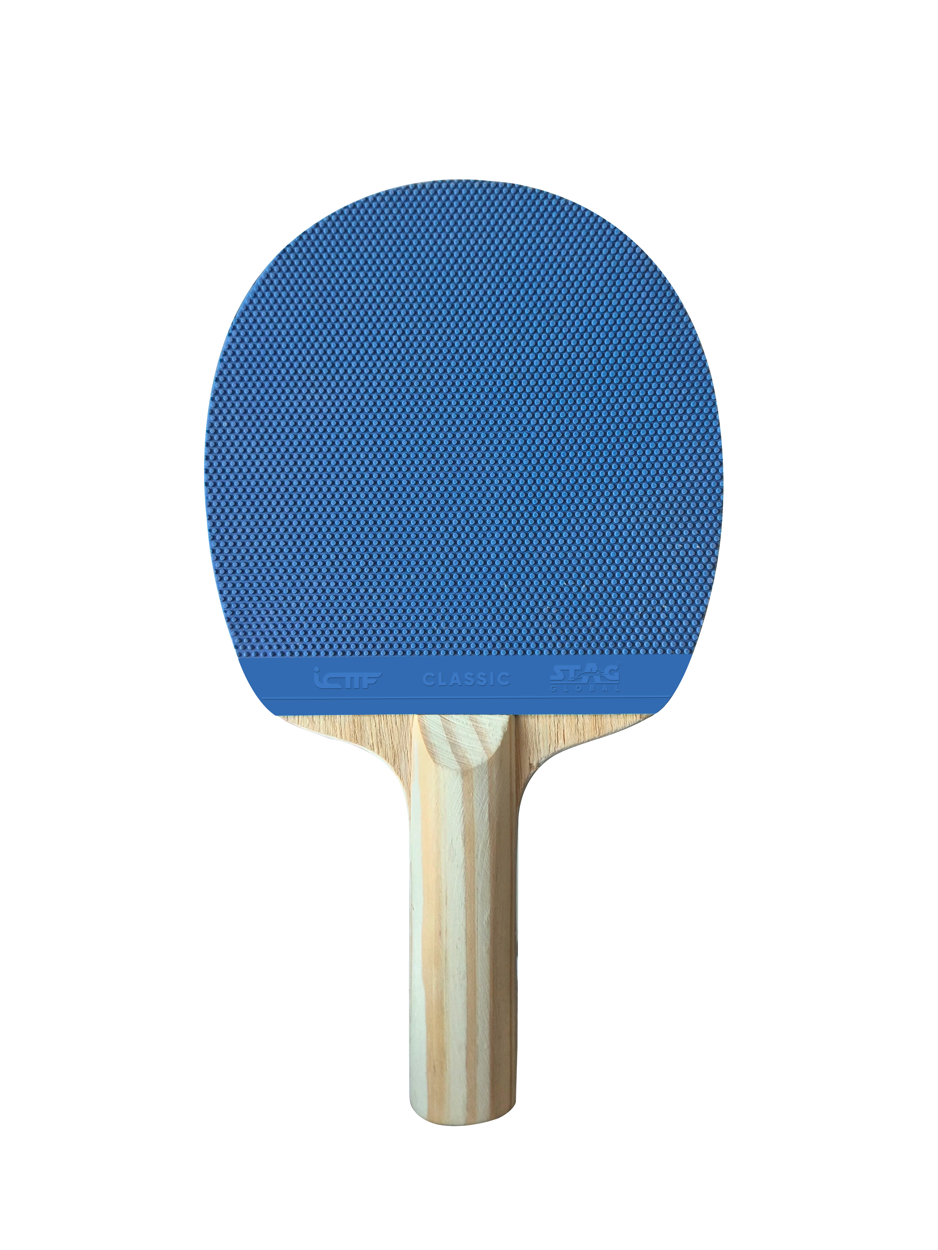 Stag Global ICTTF HardBat Oval Shape Racket – Orange & Green